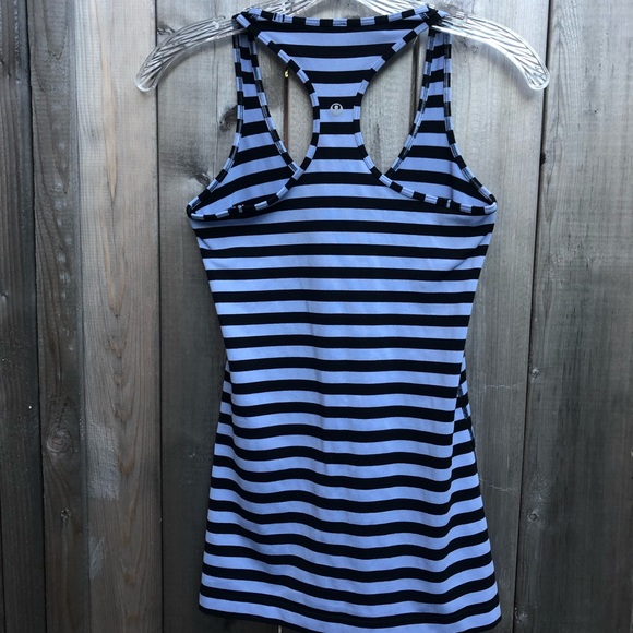 Lululemon striped racerback tank top - Picture 2 of 4